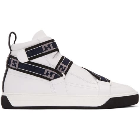 fendi nike sneakers|Fendi designer high top sneakers.